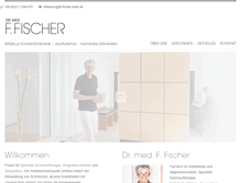Tablet Screenshot of dr-fischer-koeln.de